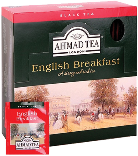 Ahmad English Breakfast Tea (Foil Bags)  100Tb