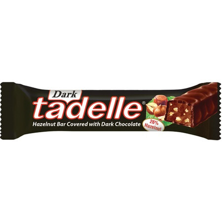 Tadelle Hazelnut Bar Covered W Dark Choc 30g