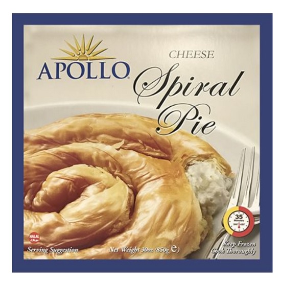Apollo Cheese Spiral Pie  850g