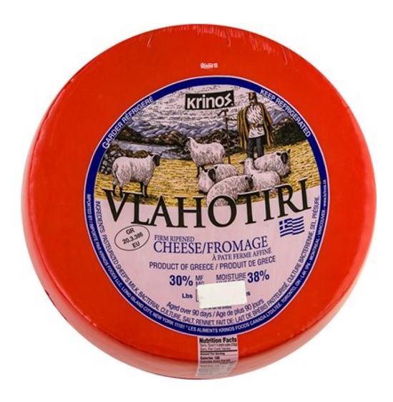 Krinos Vlahotiri Cheese 1.5 kg  Wheels