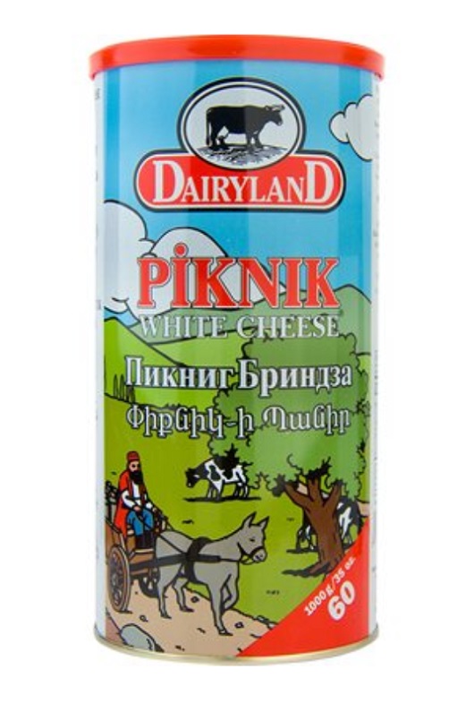 Dairyland Piknik White Cheese Tin 1kg