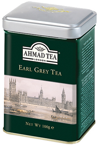 Ahmad Earl Grey Tea 100Gr Can