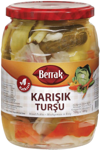 Berrak Mixed Pickles 720Ml Glass