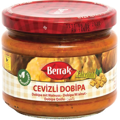 Berrak Dobipa Sauce W/Walnut (Ajvar) 370Ml Glass