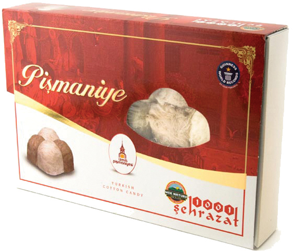 Sehrazat Pismaniye Luks Kutu Sade & Kakaolu 250Gr