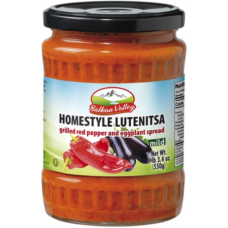 Balkan Valley Homestyle Lutenitsa - Mild  550gr jars