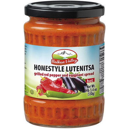 Balkan Valley Homestyle Lutenitsa - Hot 550gr jars