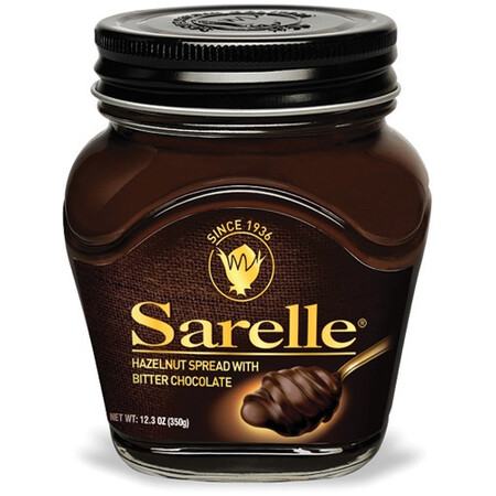 Sarelle Hazelnut Spread W Bitter Choc 350g