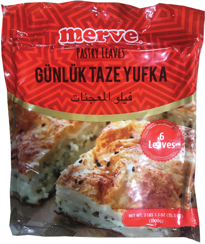 Merve Gunluk Taze Yufka 1Kg