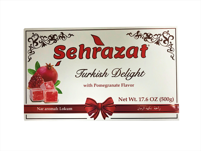 Sehrazat Turkish Delight With Pomegranate Flavor 500Gr