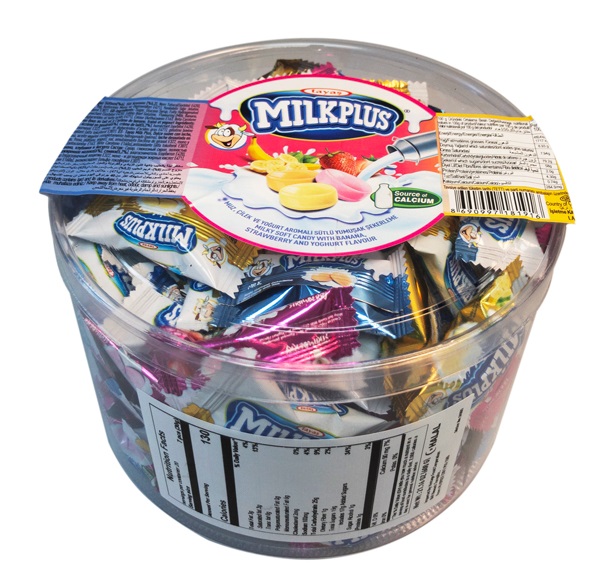 Tayas Plus Assorted Candy Pvc 600Gr