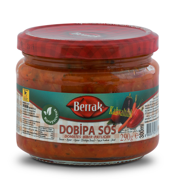 Berrak Dobipa Sauce Mild (Ajvar) 300Ml Glass