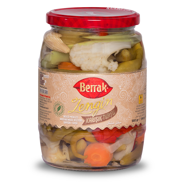 Berrak Rich Mixed Pickles 1062Ml Glass
