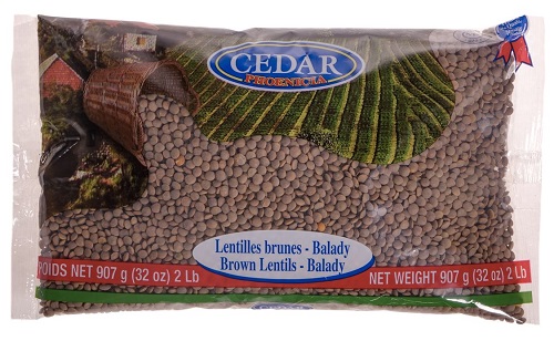 Cedar Brown Lentils "Baladi" 907g