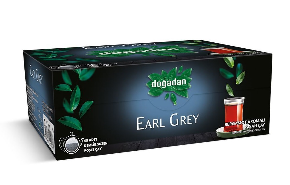 Dogadan Earl Grey Black Tea 48Pc Tea Pot 153Gr