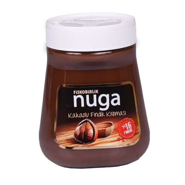 Fiskobirlik Nuga Hazelnut Spread W Cocoa 350Gr Glass