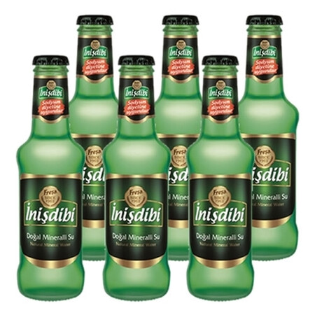 Inisdibi Low Sodium Mineral Water 200Ml Glass  (6 pack)
