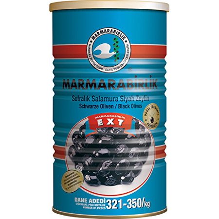 Marmara Birlik Gemlik Black Olives XS Ekstra 800Gr Can