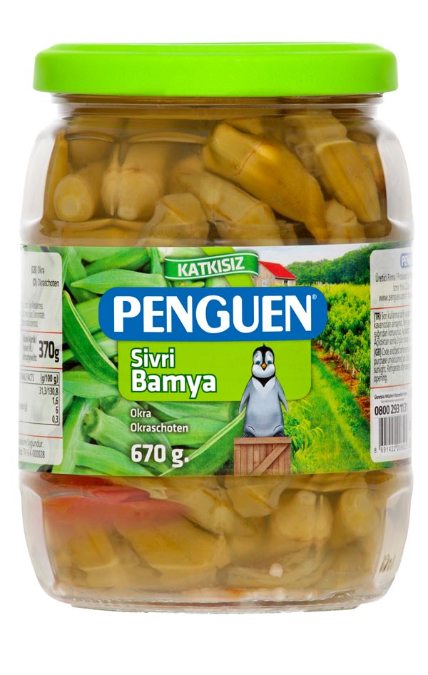Penguen Okra (Sivri)  670Gr Glass