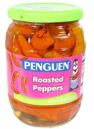 Penguen Red Roasted Pepper W Garlic 680Ml Glass