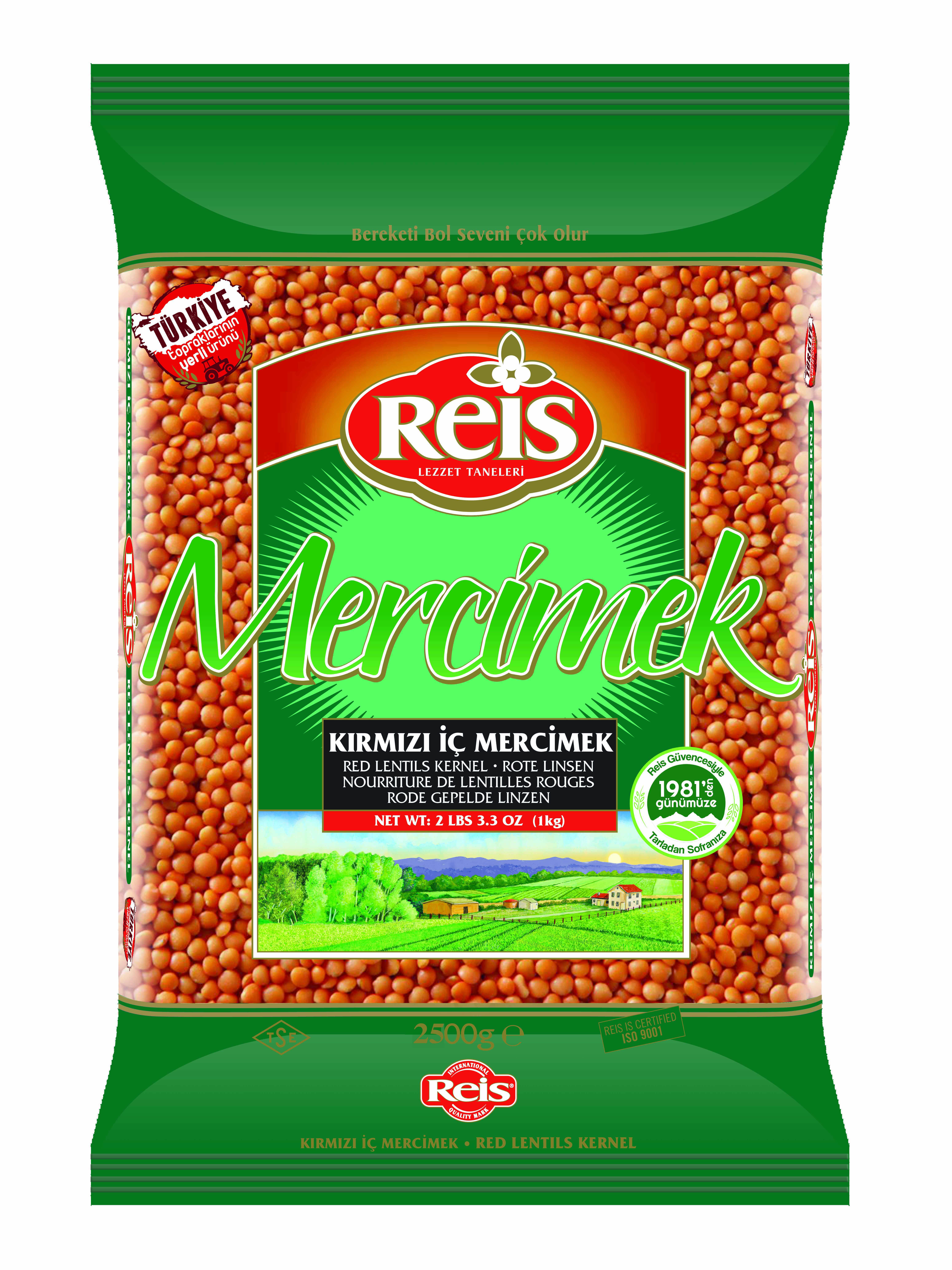 Reis Red Split Lentil 2.5Kg