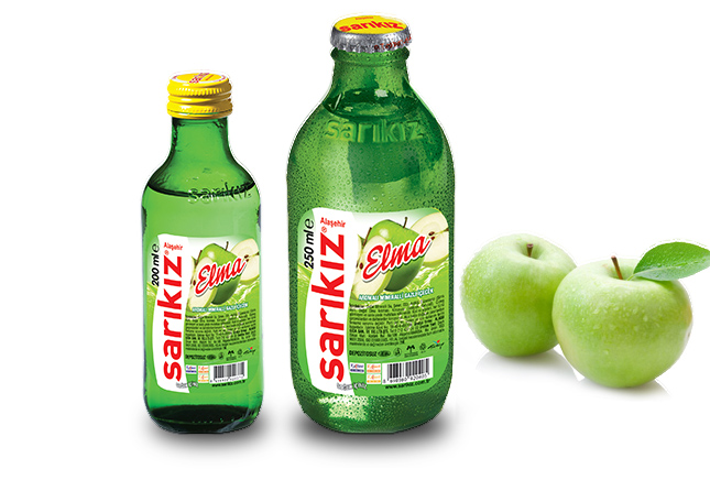 Sarikiz Mineral Water W Apple (Elma) 250Ml Glass
