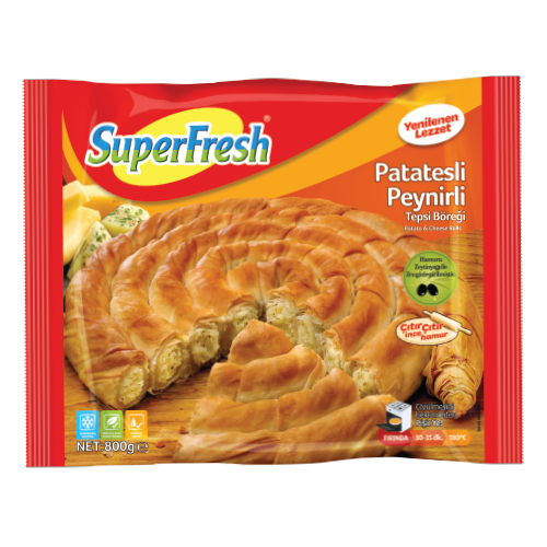 Superfresh Roll Borek W/Cheese&Potato 800Gr