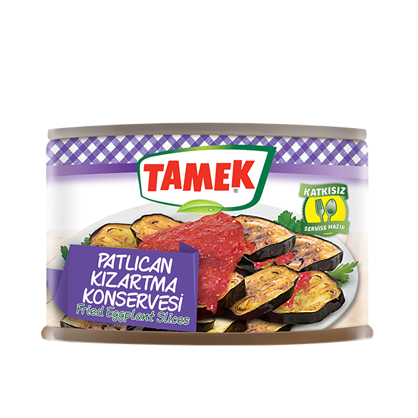 Tamek Patlican Kizartmasi 380Gr Can