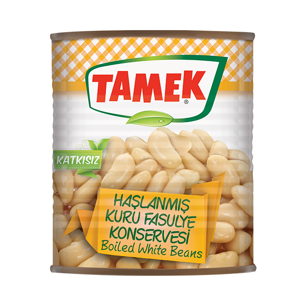 Tamek Boiled White Beans 800Gr Can