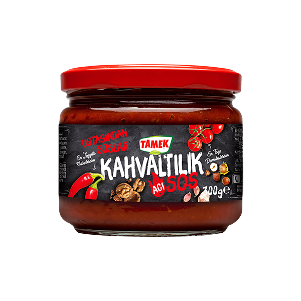 Tamek Breakfast Sauce Hot 300Gr Glass