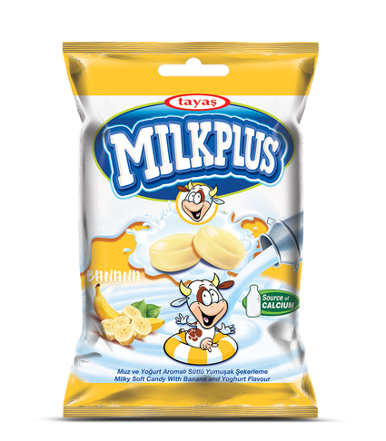 Tayas Plus Banana Candy 80Gr Bag