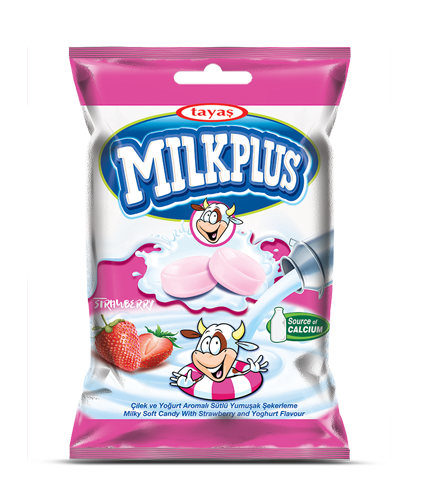 Tayas Plus Strawberry Candy 80Gr Bag