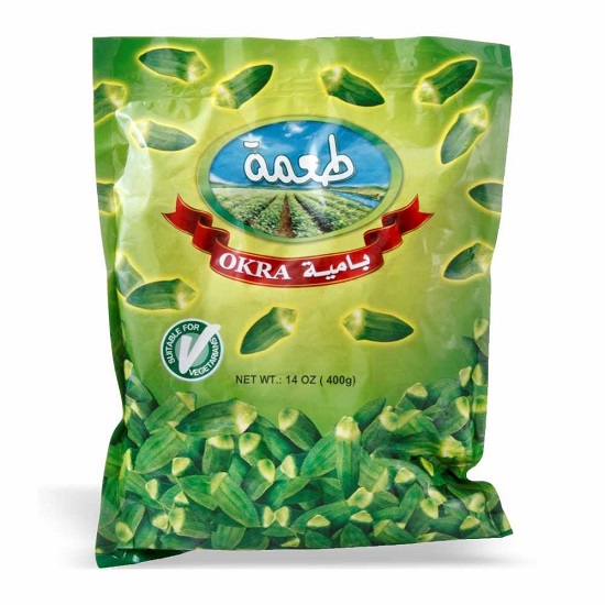 Teama Frozen Okra ZERO 1 Lb