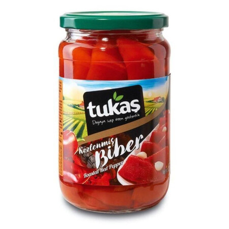 Tukas Roasted Red Peppers 720gr Glass