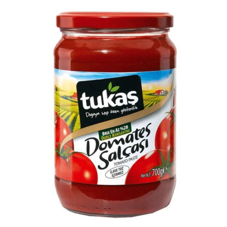 Tukas Tomato Paste 700Ml Glass