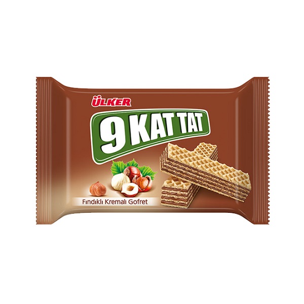 Ulker 9 Kat Hazelnut Wafers 39G