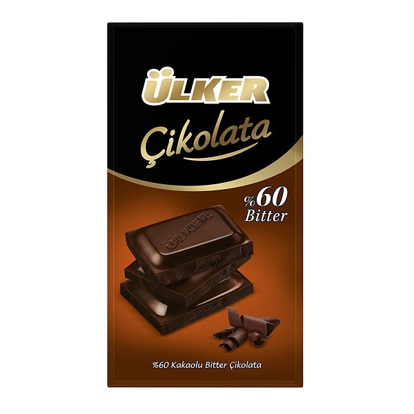 Ulker Bitter Sweet Chocolate Bars   80Gr