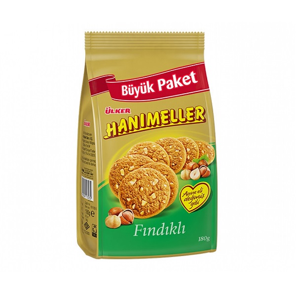 Ulker Hanimeller Hazelnut Biscuits 170Gr