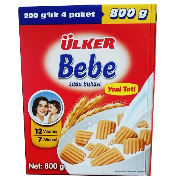 Ulker Milk Bebe Biscuits 800Gr Tp