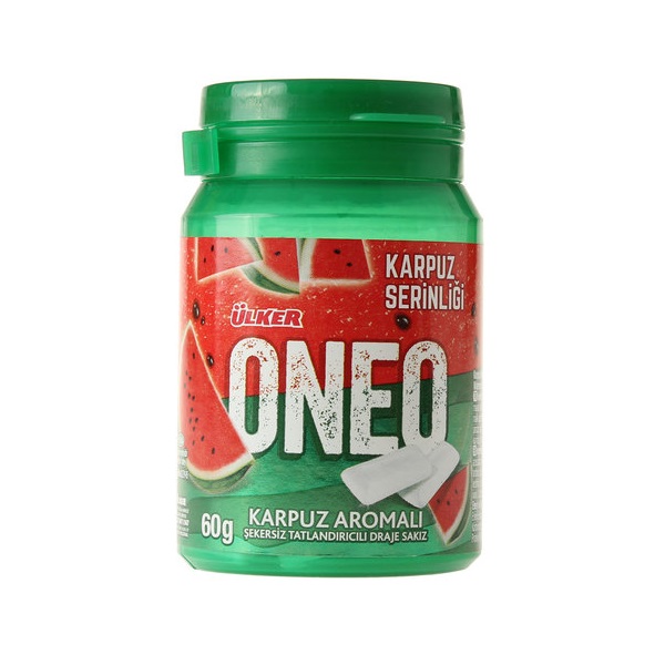 Ulker Oneo Watermelon Gum 60Gr Jar