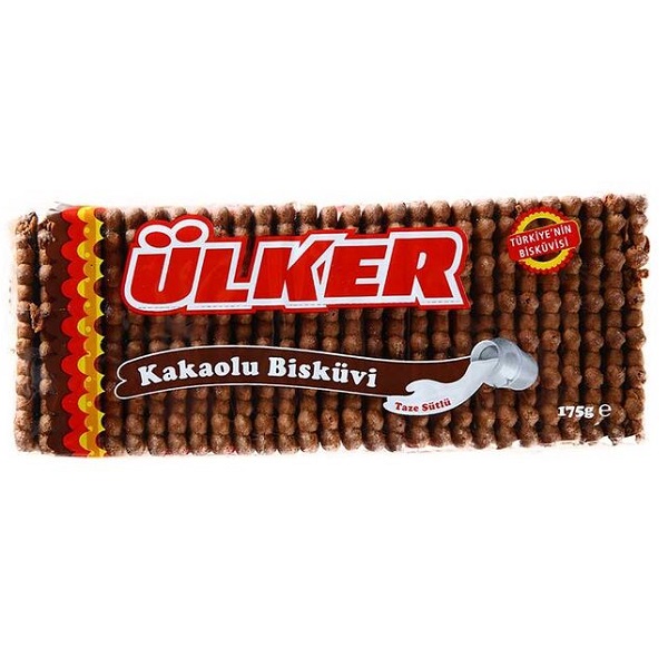 Ulker Tea Biscuits W Cocoa 175Gr