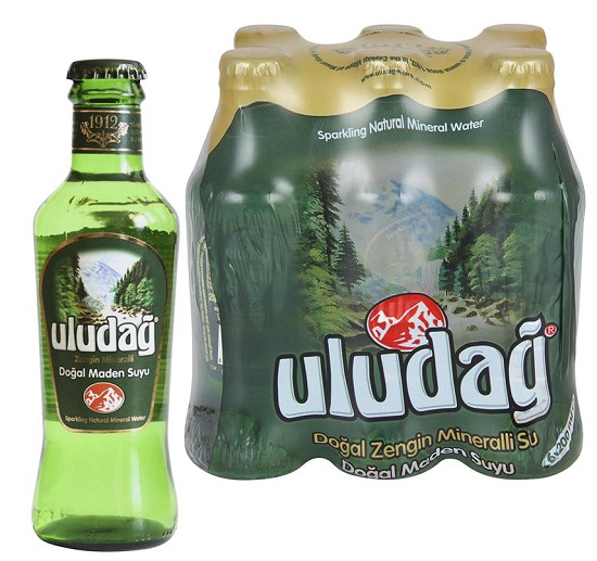 Uludag Mineral Water 200Ml Glass  (6 pack)