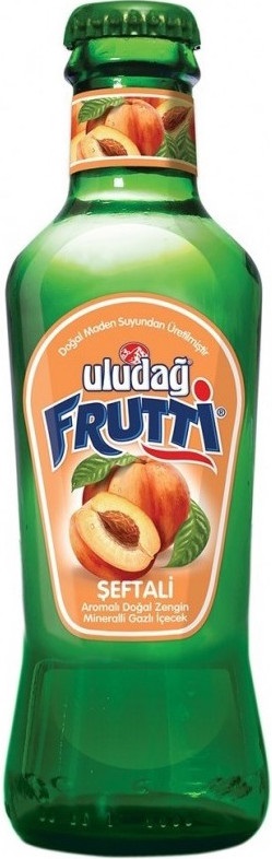Uludag Frutti Mineral Water W Peach 200Ml Glass (6 Pack)