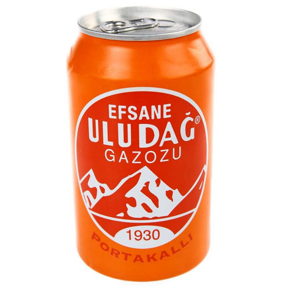 Uludag Gazoz Orange 330Ml Can (6 pack)