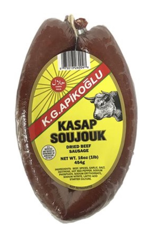Apikoglu Kasap Soujouk 1Lb - 454Gr