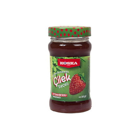 Koska Strawberry Preserves 380Gr Glass