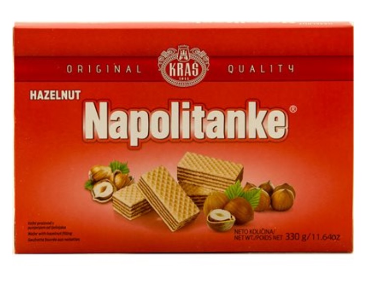 Kras Hazelnut Napolitanke Wafers 330g