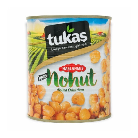 Tukas Chick Peas Boiled 830Gr Can
