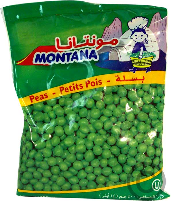 Montana Frozen Peas  400g